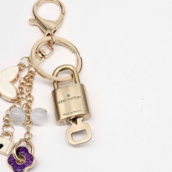 Authentic Louis Vuitton Lock & Key with unbranded Bagcharm, Keycharm, Keychain - Picture 6 of 6